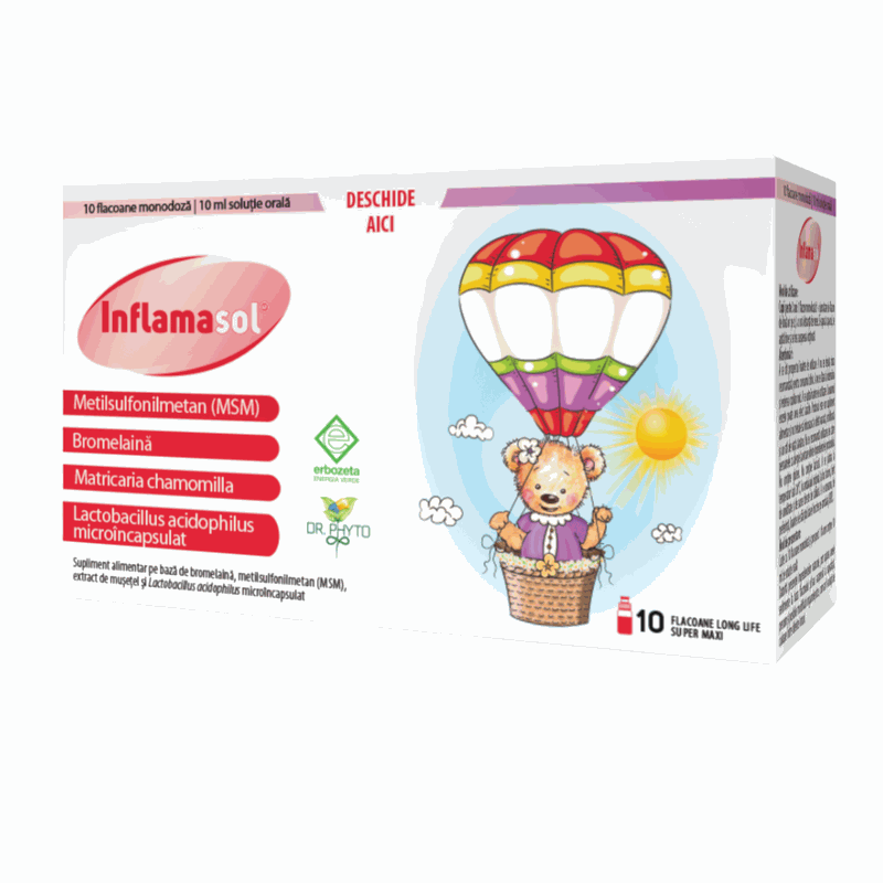 Inflamasol sol orala 10ml x 10fl Dr Phyto