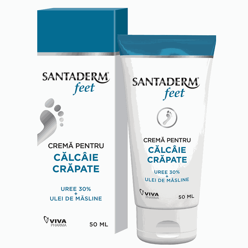 Santaderm Feet Crema pt Calcaie Crapate 50ml