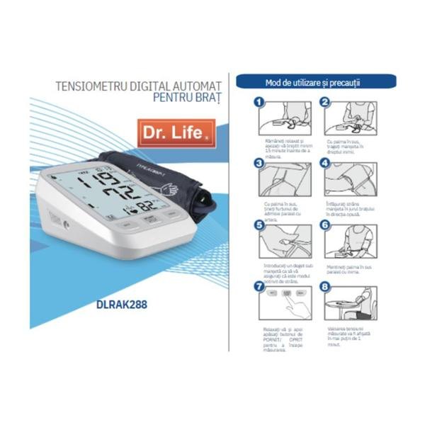 Dr Life Tensiometru Digital Automat de Brat Blue RAK288