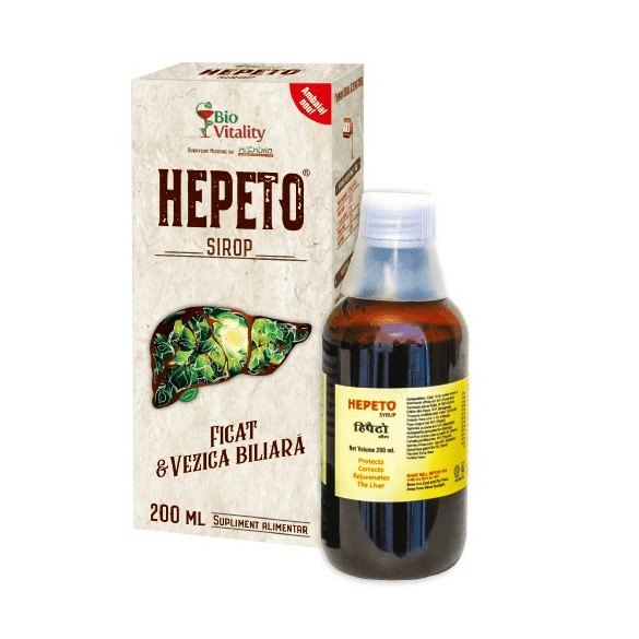 Hepeto Sirop 200ml Bio Vitality