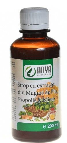 Sirop Muguri Pin Propolis si Miere 200ml Adya Green