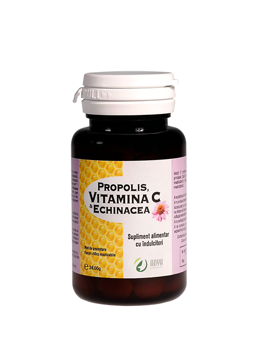 Propolis & Vitamina C & Echinacea x 60cpr Adya Green