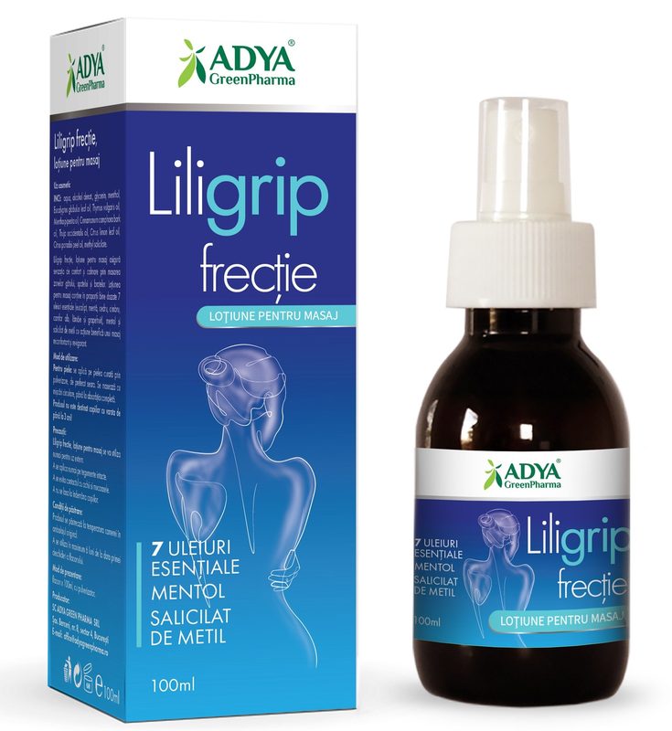 Liligrip Frectie 7 Uleiuri Esentiale 100ml Adya Green