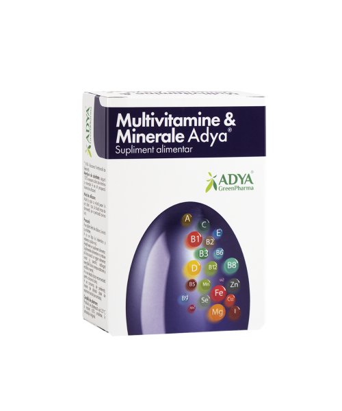 Multivitamine & Minerale Adya x 30cps moi Adya Green