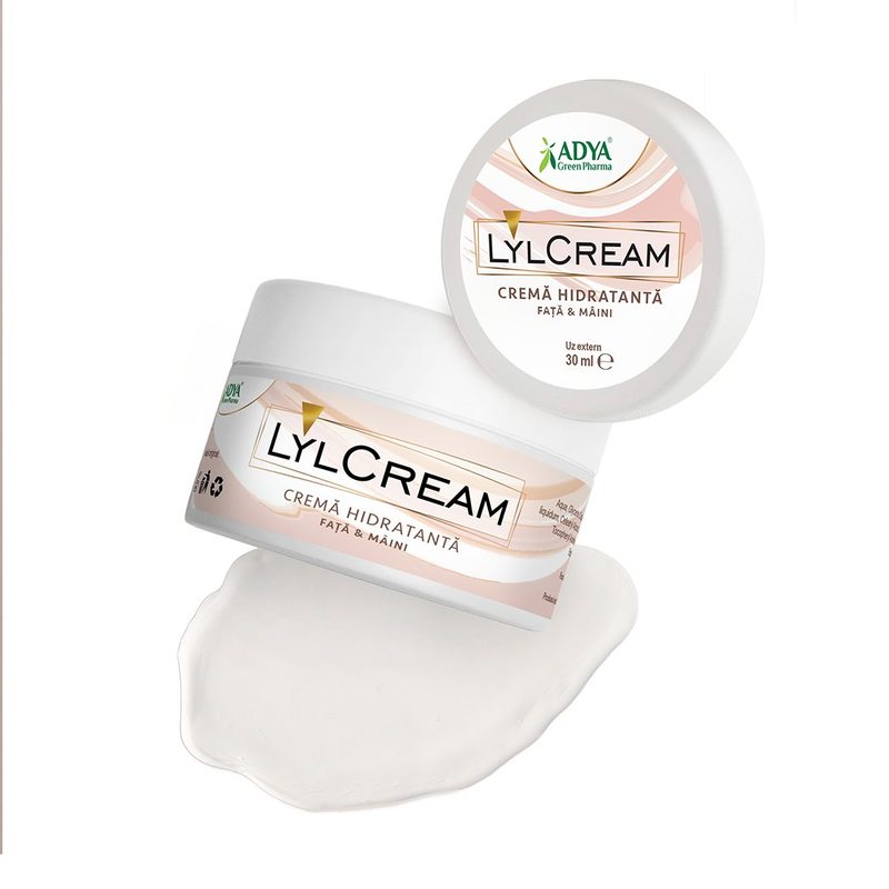 Lyl Cream Crema Hidratanta Fata si Maini 30ml Adya Green