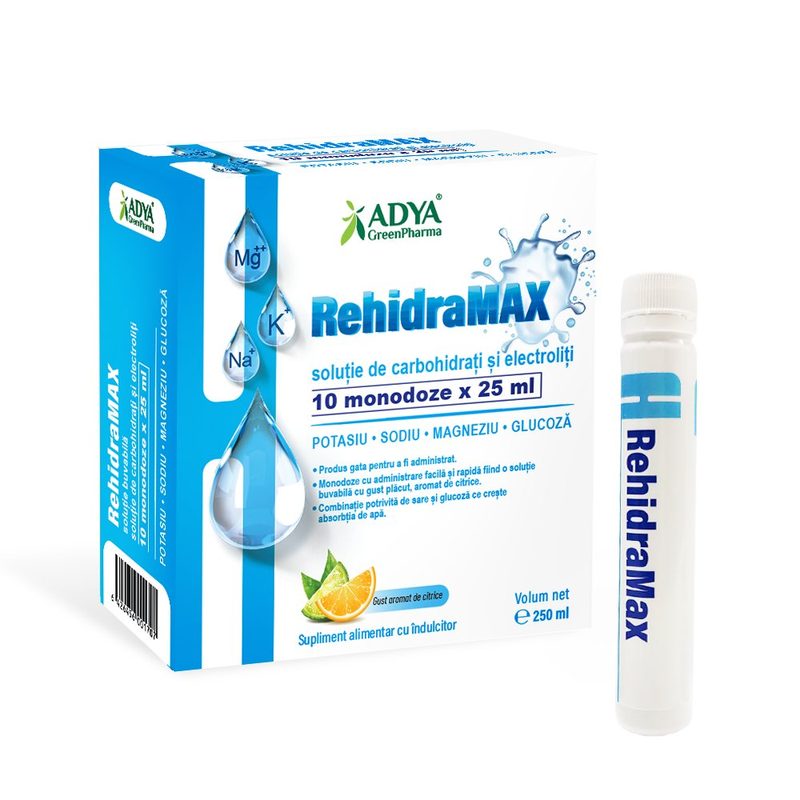 Rehidramax sol buvabila 25ml x 10monodz Adya Green