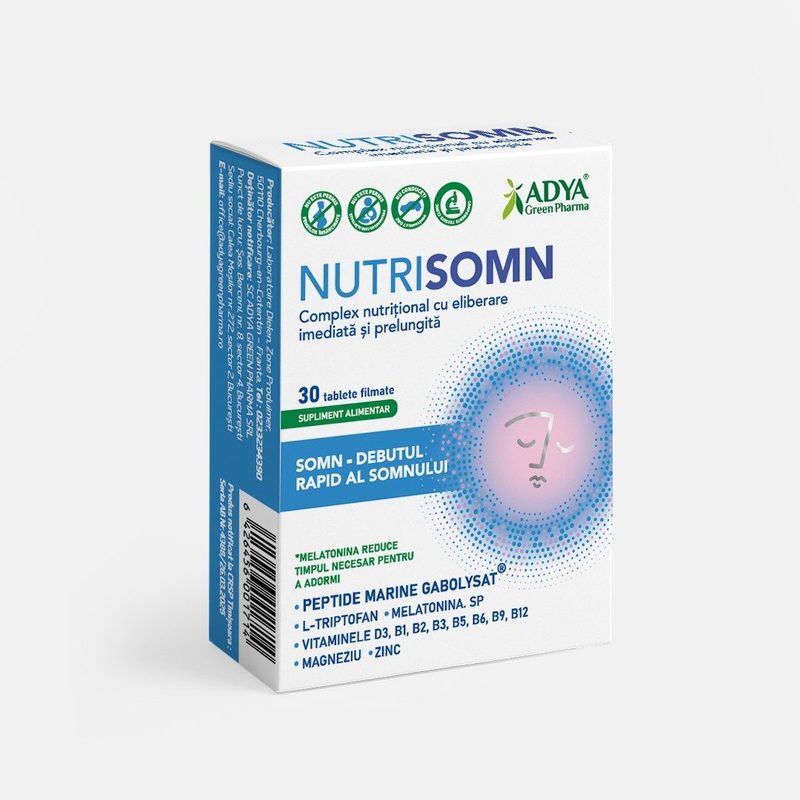 Nutrisomn x 30cpr film Adya Green