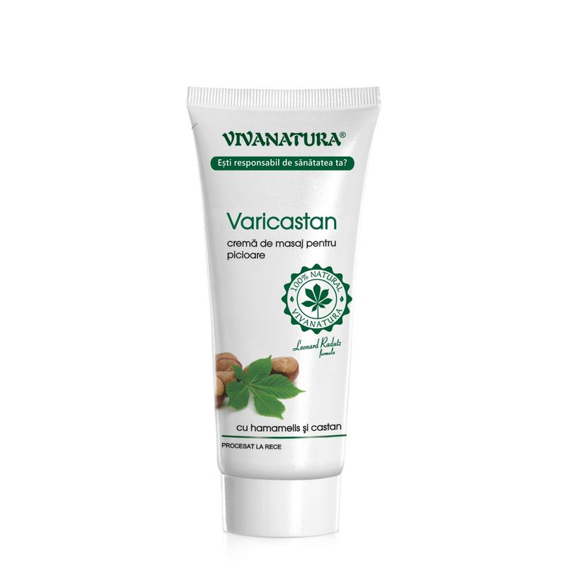 Vivanatura Varicastan Crema de Masaj pt Picioare 20ml