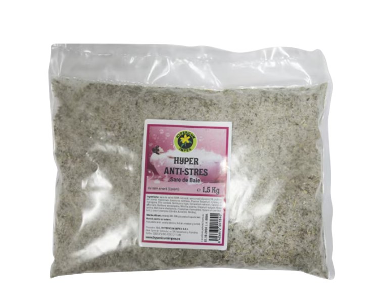 Sare de Baie Anti-Stres 1.5kg Hypericum