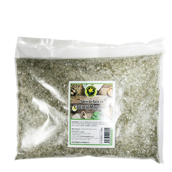 Sare de Baie cu Calciu si Magneziu 1.5kg Hypericum