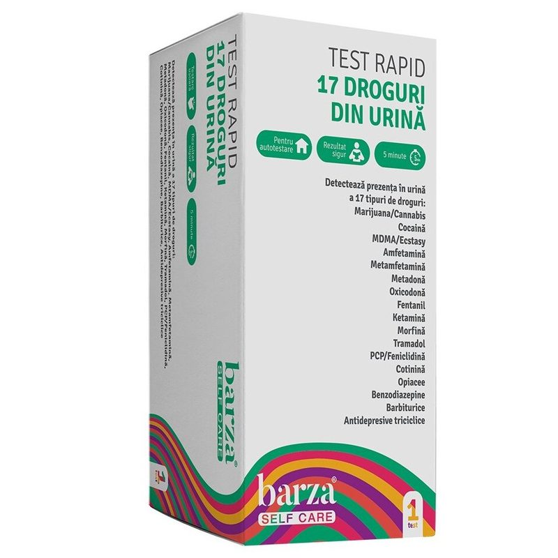 Test Rapid 17 Droguri din Urina x 1buc Self Care