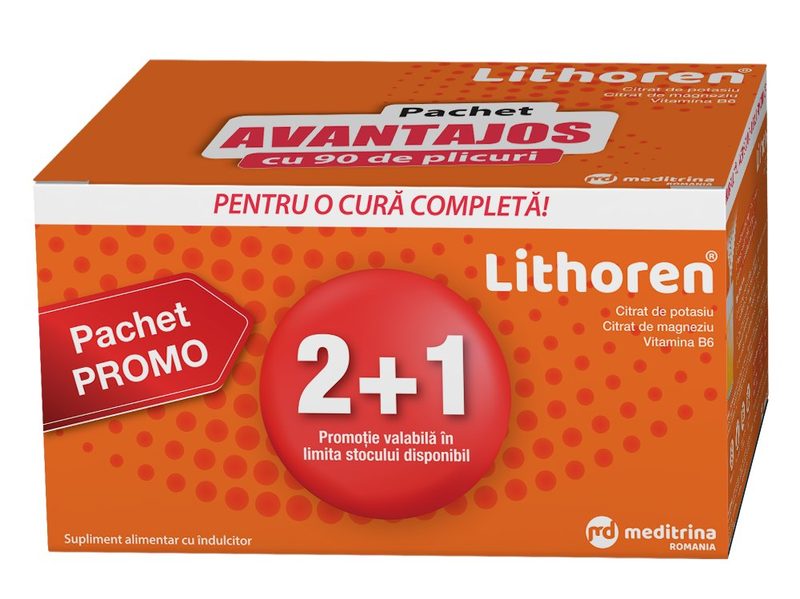 Lithoren x 30plic 1+1 Pachet Promotional Meditrina