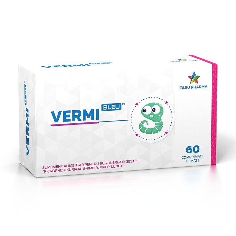VermiBleu x 60cpr film Bleu Pharma