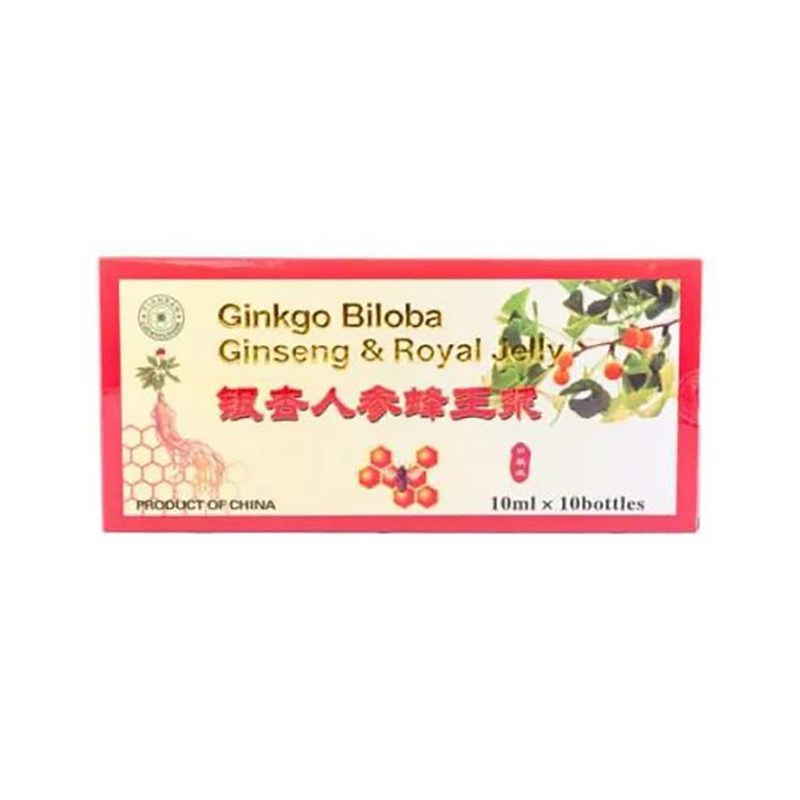Ginkgo Biloba Ginseng&Royal Jelly 10ml x 11flac Sanye