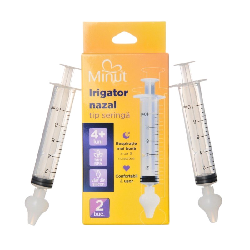 Irigator Nazal Tip Seringa 10ml x 2buc Minut