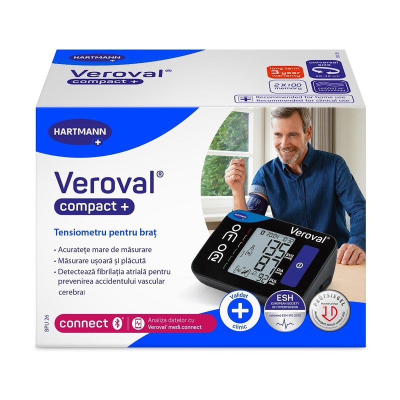 Hartmann Veroval Compact+ Tens Brat BPU26+Taxa Verde 0,75+TVA