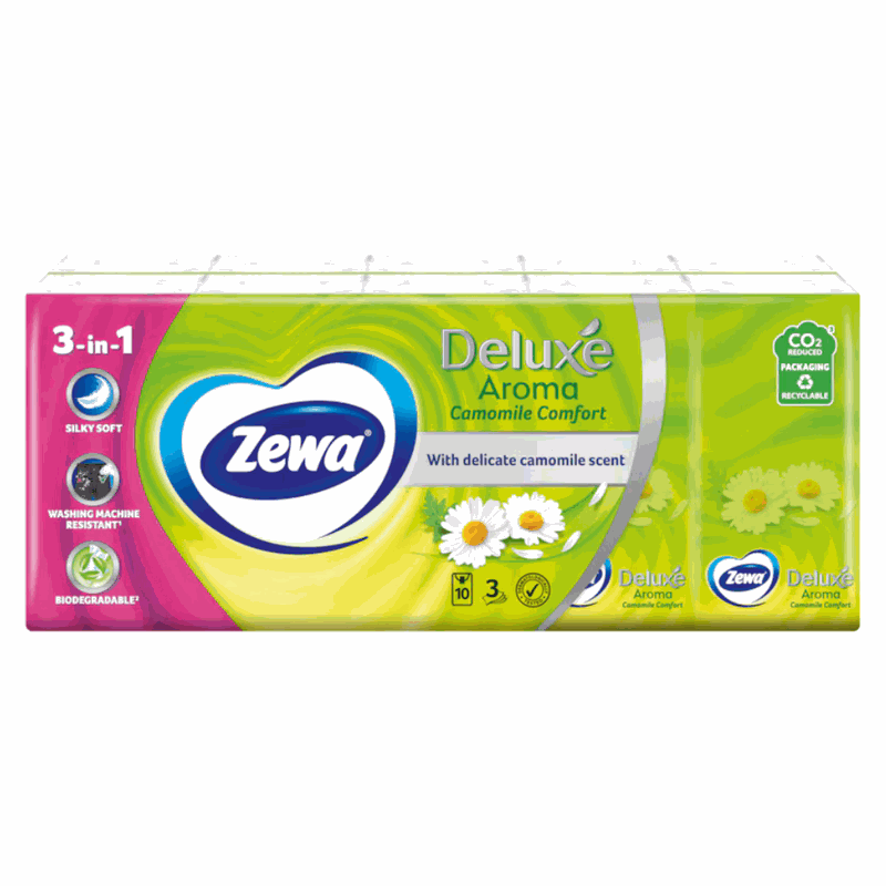 Zewa Deluxe Musetel Servetele Nazale x 10buc