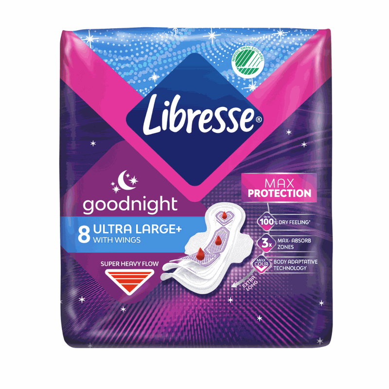 Libresse Absorbante Ultra Goodnight Extra Large x 8buc