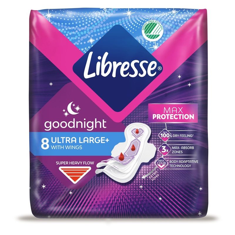Tamp. Libresse Abs. Goodnight ultra large x 8buc