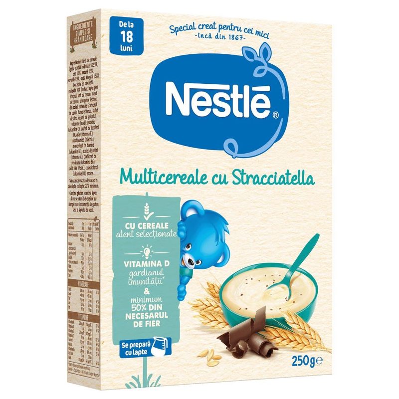 Nestle Multicereale Stracciatella +12l 250g