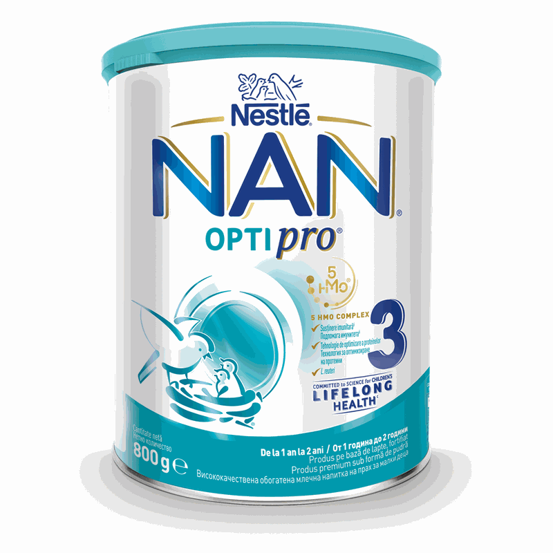 Nestle Nan Lapte Praf 3 Optipro 800g