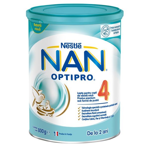 Nestle Nan Lapte Praf 4 Optipro 800g