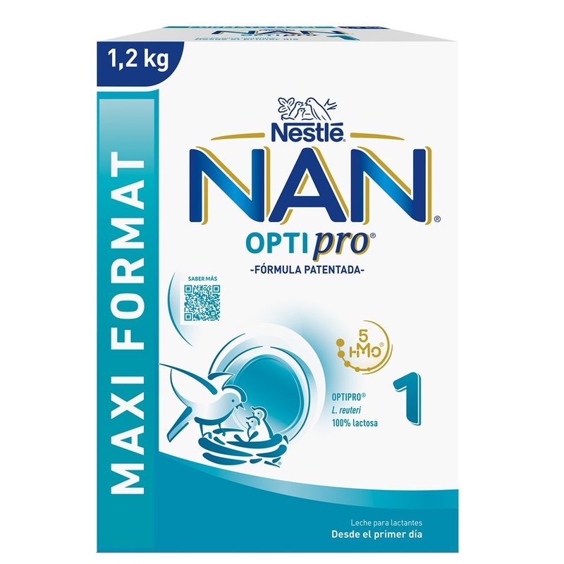 Nestle Nan Lapte Praf 1 Optipro HMO Maxi Format 1,2Kg
