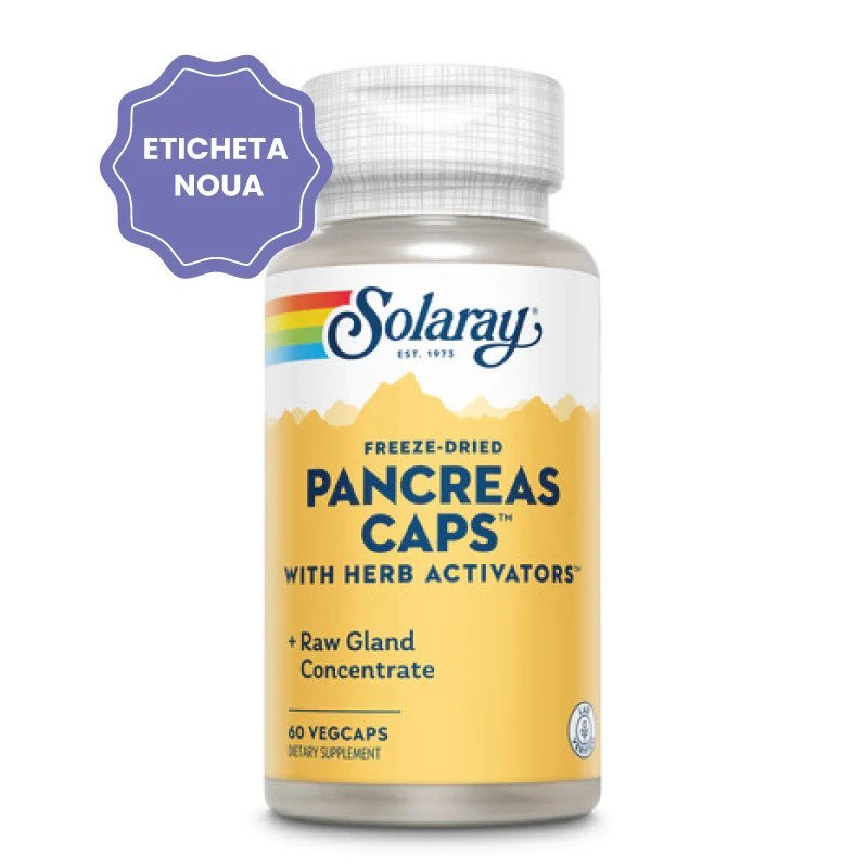 Secom Pancreas Caps x 60cps Solaray