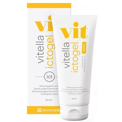 Vitella Ictogel gel Spalare Ten Gras Acneic 50ml