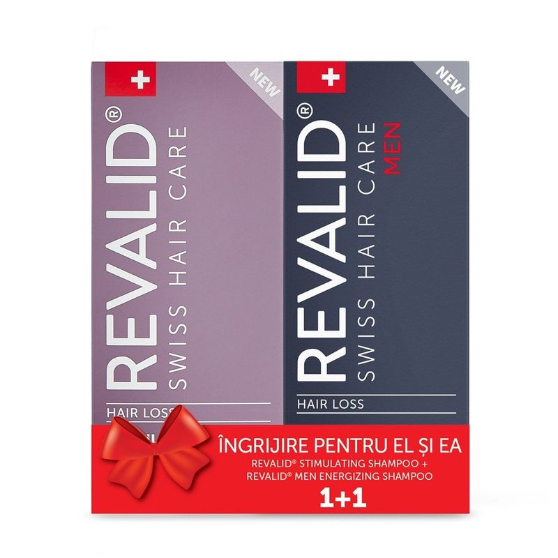 Revalid Sampon Stimulator 200ml+Sampon Importiva Caderii Parului Barbati 200ml