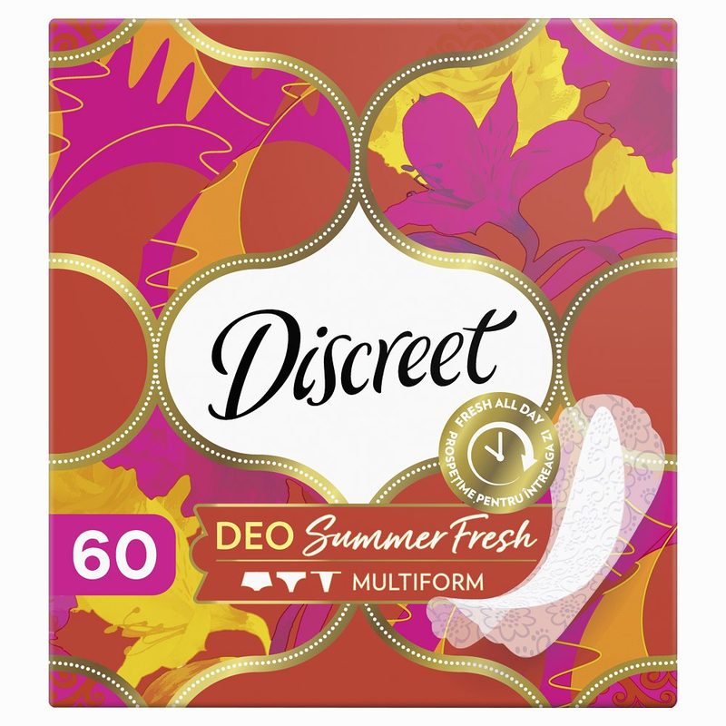Discreet Deo Summer Fresh Absorbante Zilnice x 60buc