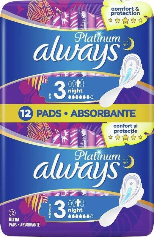 Tamp Always Platinum Day&Night x 12buc (mar3)