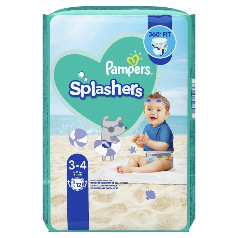 Pampers 3-4 Splash 6-11kg x 12buc