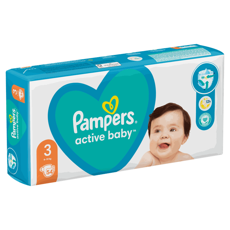 Pampers 3 Active Baby 6-10kg x 54buc