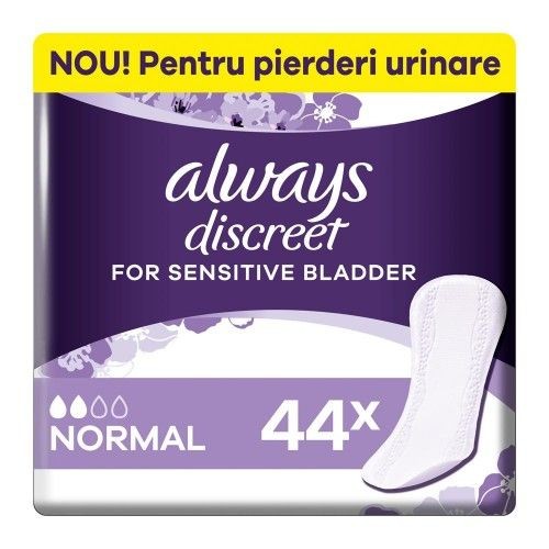 Tamp Always Discreet Liners Normal x 44buc