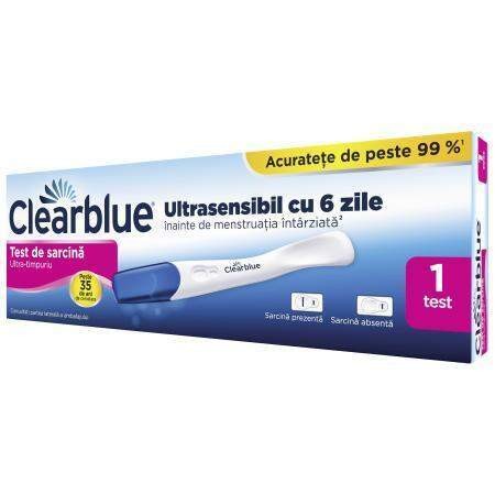 Clearblue Test de Sarcina Ultratimpuriu x 1buc