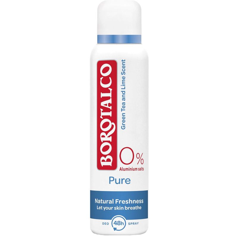 Borotalco Deo Spray Active Green Tea and Limes Scent 150ml