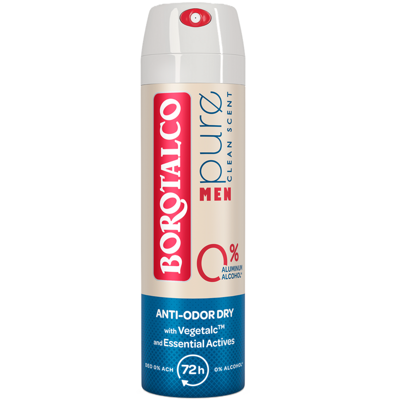Borotalco Deodorant Spray Pure Men Clean Scent 150ml