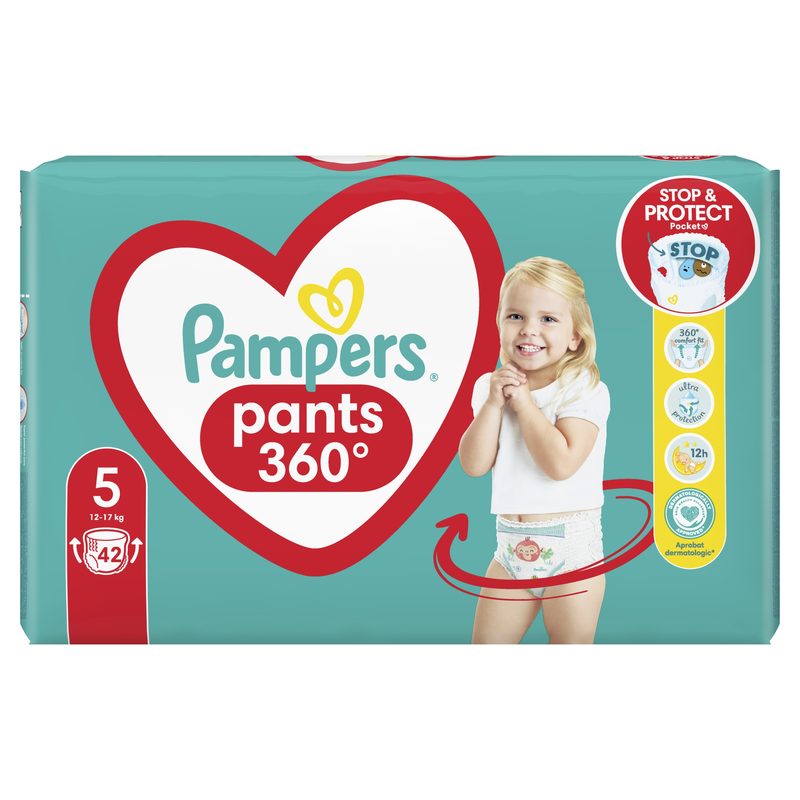 Pampers 5 Pants Active Baby Junior 12-17kg x 42buc