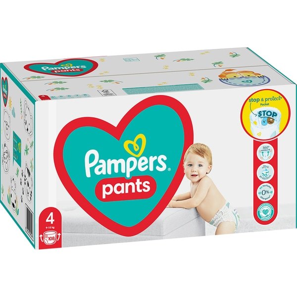 Pampers 4 Pants Maxi Mb x 108buc