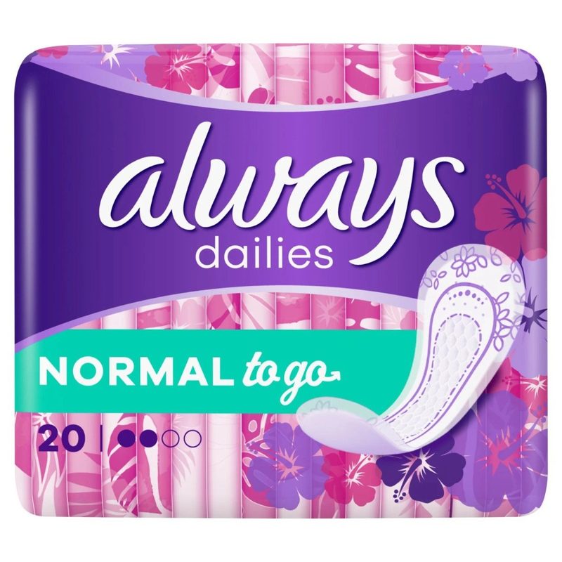Tamp Always Dailies Normal To Go x 20buc