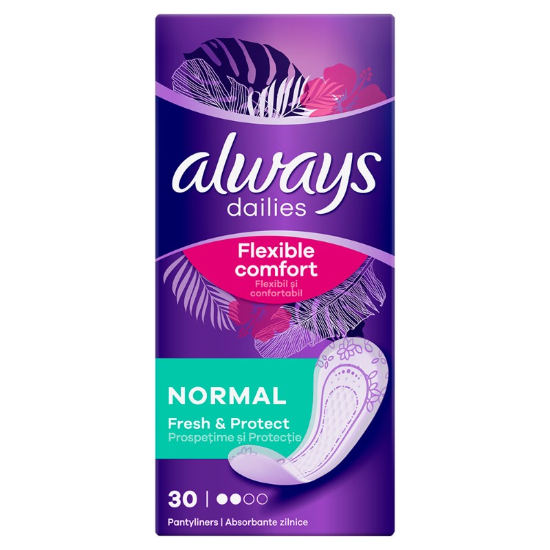 Tamp Always Daily Fresh Normal Odour Lock x 30buc