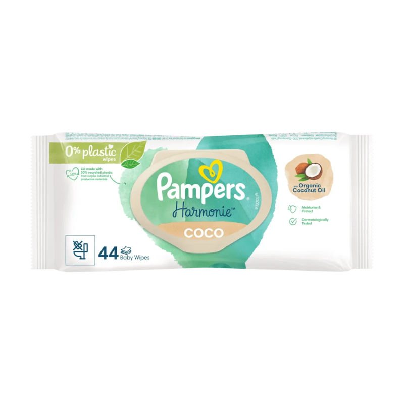 Pampers Servetele Umede Harmonie Coco x 44buc