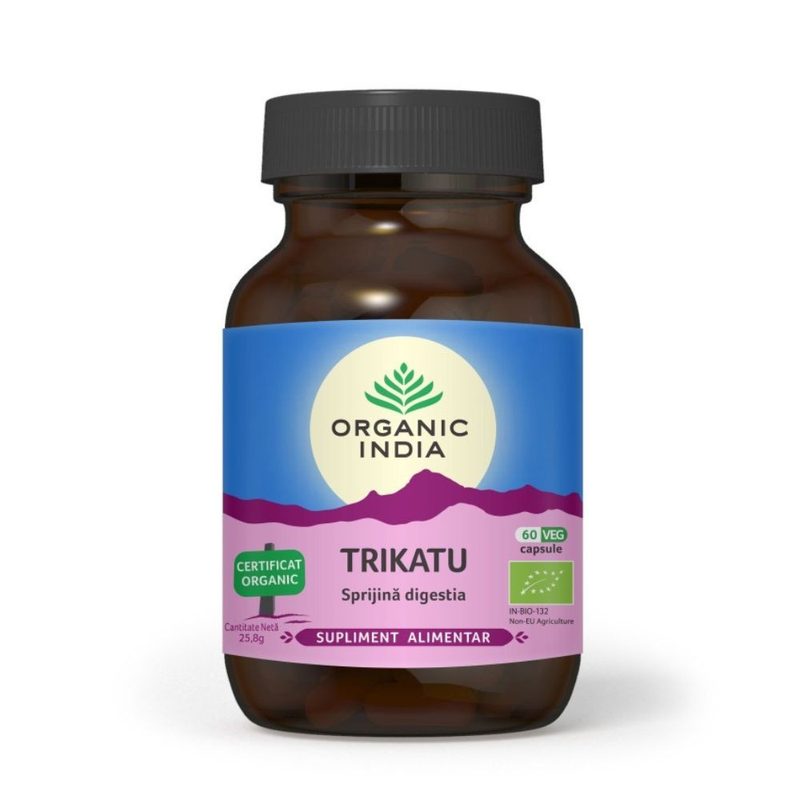 Trikatu Sprijina Digestia x 60cps Organic India