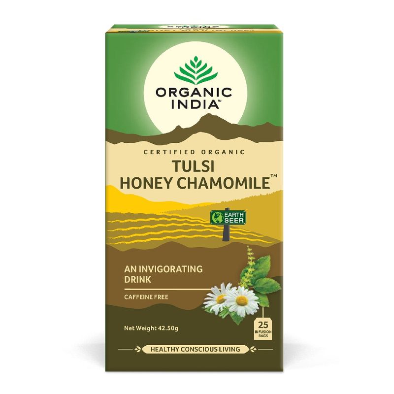 Ceai Bio Tulsi Miere si Musetel x 25plic Organic India
