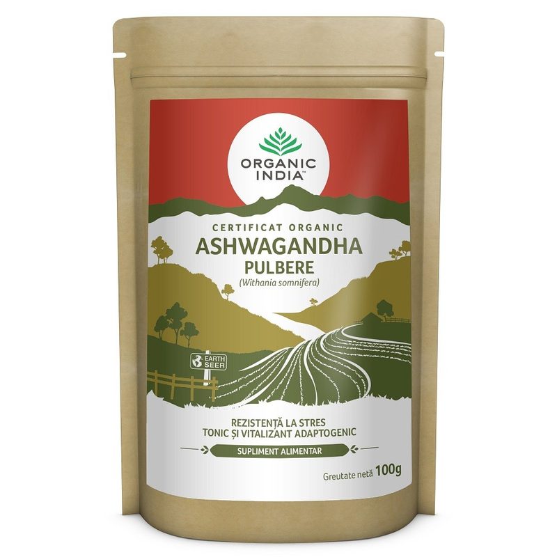 Ashwagandha Pulbere Ecologica 100g Organic India