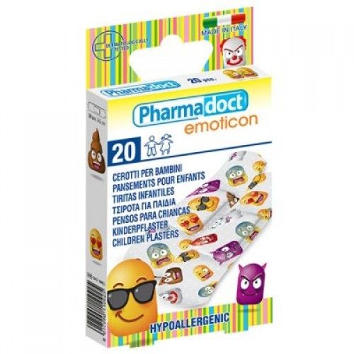 Pharmadoct Plasturi Emoticon pt Copii x 20buc