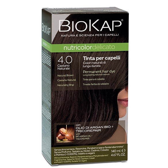 Nutricolor Delicato Vopsea 4.0 Natural Brown 140ml Biokap