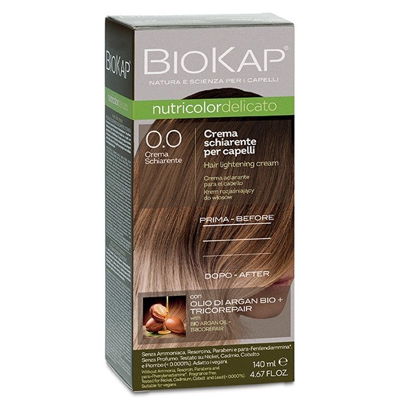 Nutricolor Delicato Crema Decoloranta pt Par 0.0 140ml Biokap