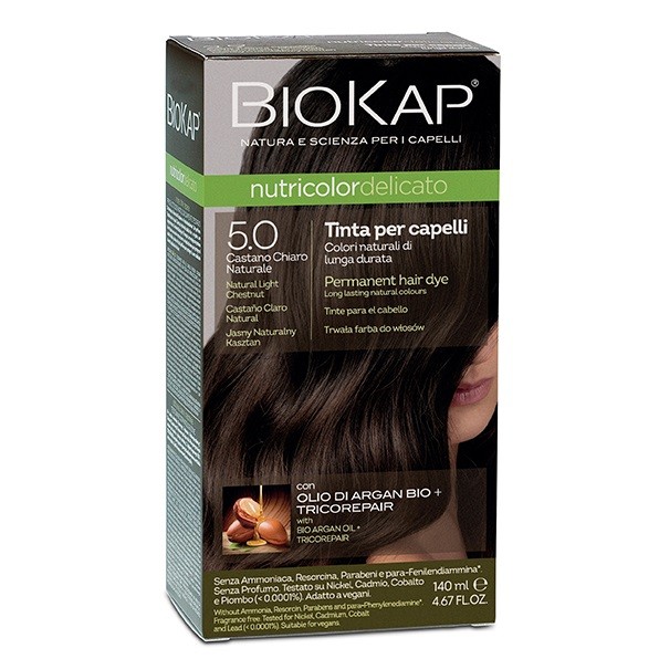 Nutricolor Delicato Vopsea 5.0 Natural Light Chestnut 140ml Biokap